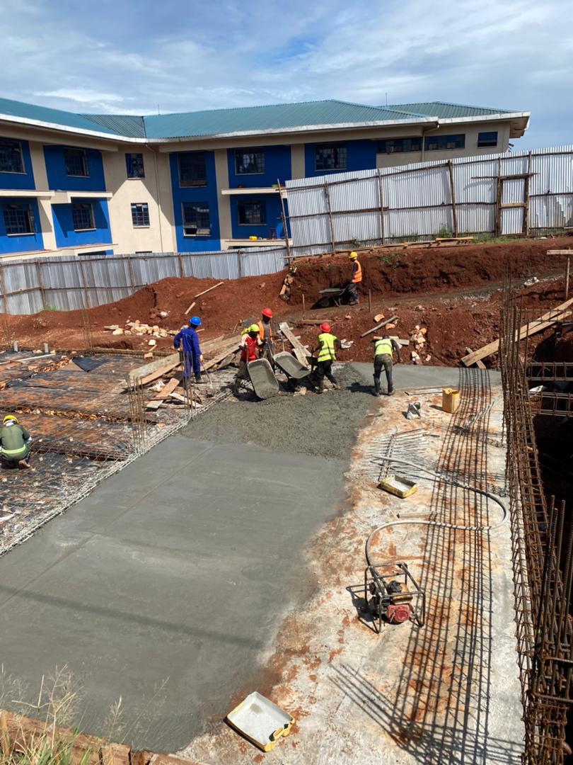 BMCCA LINK construction workers on site wearing safety gear